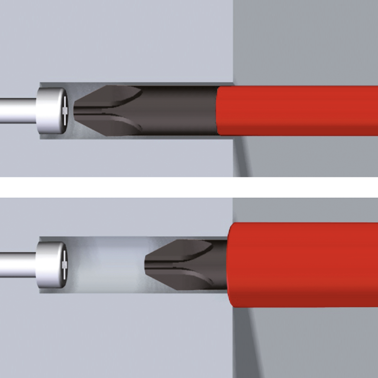Набор сменных бит Phillips, Pozidriv, PlusMinus/Pozidriv, TORX® 12 шт в поясной сумке. WI-43162