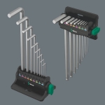 WE-022102 950-9 HEX-PLUS 8 НАБОР Г-ОБРАЗНЫХ КЛЮЧЕЙ, МЕТРИЧЕСКИЕ РАЗМЕРЫ, С ХРОМИРОВАННЫМ КОРПУСОМ, 9 ПРЕДМЕТОВ WERA ООО Ворлд оф Тулс