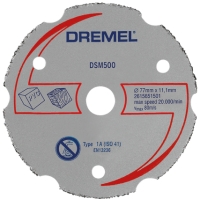 Многоцелевой твердосплавный отрезной диск DSM20 (DSM500) DREMEL®