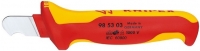 KN-985303	Нож для круглого кабеля VDE, 170 мм, 2-комп диэлектрическая ручка