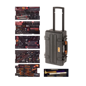 BAHCO Износостойкий кейс Aviation Tool Kit с инструментом - 240 предметов 4750RCHDW01FF1