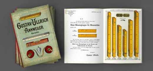 Bereits um die Jahrhundertwende bietet die Gustav Ullrich Maßstabsfabrik ein breit gefächertes Sortiment an Messgeräten an.